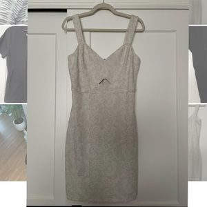 Guess white night out dress